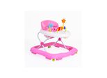 Lauflernwagen, Laufhilfe Eko höhenverstellbar, gepolsteter Sitz und Spielcenter rosa