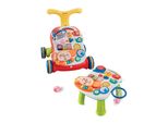 Kikkaboo Laufwagen 2 in 1 Grow Spieltisch Motorikspielcenter Musik Lichtfunktion rot