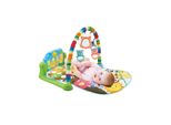 Chipolino Spielcenter Animals, Spielbogen Krabbeldecke Musiktasten Licht Tiere hellgrün