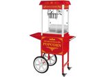Retro Popcornmaschine Profi Popcornmaker Popcornautomat 1500W 5kg/h mit Wagen