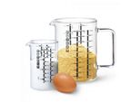 Set Di Misuratori Simax Da 2 Pezzi In Vetro Borosilicato Da 500Ml E 1000Ml