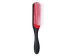 Denman Spazzola Per Capelli D3 Manico Nero Con Cuscino Rosso 7 File Nero/Rosso