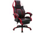 Clp BüRostuhl Clovis Kunstleder I HöHenverstellbarer Schreibtischstuhl Mit KopfstüTze I Gaming-Stuhl Mit FußStüTze