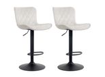 Clp 2Er Set Barhocker Emma - HöHenverstellbare BarstüHle - 360° DrehstüHle Mit RüCkenlehne FüR KüChe Und Bistro