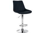 CLP Barhocker Toni Kunstleder Chrom Farbe:Schwarz;Gestell Farbe:Chrom