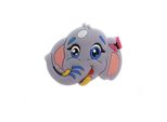 Kindermöbelknopf Elefant 47 x 37 x 22 mm Gummi - Color