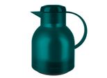 Emsa 505719 Caraffa A Vuoto Samba - 1,0 Litri, Turchese-Trasparente