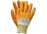 Handschuhe Nitril gelb Gr.8 Arbeitshandschuhe Nitrilhandschuhe Gartenhandschuhe