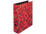 Herlitz Motivordner Max.File Erdbeere, A4, Rckenbr: 80 Mm