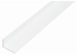 Alberts 479244 Profilo Angolare, Plastica, Bianco, 1000 X 25 X 20 Mm