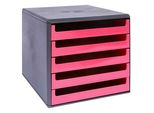 M&M Schubladenbox 30057660, DIN A4 mit 5 Schubladen