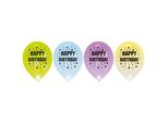 amscan® Luftballons LED Happy Birthday bunt, 4 St.