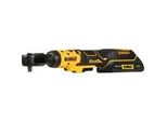 Akku-Ratsche DCF513D1G, 3/8", 18Volt, Schrauber Gelb/Schwarz, Xr Li-Ionen-Akku 2,0Ah"