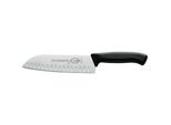 Prodynamic Santoku Kullenschliff, 18Cm, Messer Schwarz