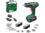 Akku-Bohrschrauber Easydrill 18V-40 + Systembox GrüN/Schwarz, Li-Ionen Akku 1,5Ah, Koffer, Power For All Alliance