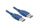 Usb 3.2 Gen 1 Kabel, USB-A Stecker > USB-A Stecker Blau, 1,5 Meter