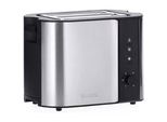 Automatik-Toaster At 2589 Edelstahl/Schwarz, 800 Watt, FüR 2 Scheiben Toast