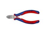 Seitenschneider 72 02 125, FüR Kunststoff, Schneid-Zange Rot/Blau, LäNge 125Mm