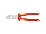 Kraft-Seitenschneider 74 06 250 Vde, Schneid-Zange Rot/Gelb, LäNge 250Mm, Vde-GeprüFt