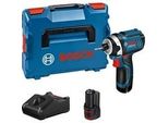 Akku-Drehschlagschrauber Gdr 12V-105 Professional Blau/Schwarz, 2X Li-Ionen Akku 2,0Ah, In L-BOXX