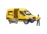 Mb Sprinter Dhl Mit Fahrer, Modellfahrzeug Gelb
