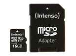 16 GB microSDHC, Speicherkarte UHS-I U1, Class 10