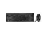 Dw 9500 Slim, Desktop-Set Schwarz/Grau, De-Layout, Cherry Sx-Scherentechnologie