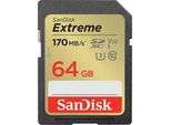 Extreme 64 GB SDXC, Speicherkarte UHS-I U3, Class 10, V30