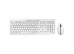 Stream Desktop Recharge, Desktop-Set Weiß/Grau, Eu-Layout (Qwerty), Cherry Sx-Scherentechnologie