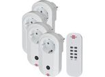 Comfort-Line Funkschalt-Set CE1 4001, Schaltsteckdose Weiß, 4 StüCk