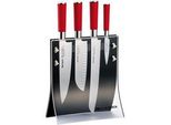 Red Spirit Messerblock 4Knives Rot/Schwarz, 4-Teilig