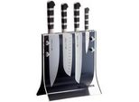 Serie 1905 Messerblock 4Knives Schwarz/Silber, 4-Teilig