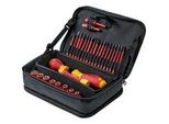 Schraubendreher Mit Bithalter 1/4" Electric Slimvario Set Rot/Gelb, 32-Teilig, Mit Slimbits Und Stubby"