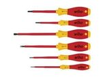 Schraubendreher-Set Softfinish Electric, 6-Teilig Rot/Gelb
