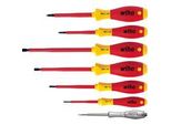 Schraubendreher-Set Softfinish Electric, 7-Teilig Rot/Gelb