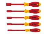 SteckschlüSsel-Schraubendreher-Set Softfinish Electric, 5-Teilig Rot/Gelb