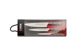 Premier Plus Messer-Set, 3-Teilig Schwarz/Silber, Officemesser, Kochmesser, Tranchiermesser
