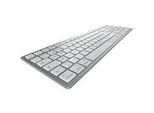 Kw 9100 Slim For Mac, Tastatur Silber/Weiß, De-Layout, Cherry Sx-Scherentechnologie