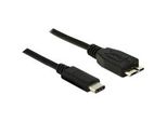 Usb 3.2 Gen 2 Kabel, USB-C Stecker > Micro-Usb Stecker Schwarz, 1 Meter