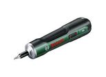 Akkuschrauber Pushdrive 3,6Volt GrüN, Mit 10-Teiligem Schrauberbit-Set