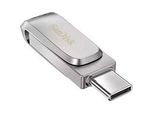 Ultra Dual Drive Luxe 64 Gb, Usb-Stick Silber, USB-A 3.2 Gen 1, USB-C 3.2 Gen 1