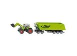 Farmer Traktor Mit Frontlader, Doll Und Muldenkipper, Modellfahrzeug