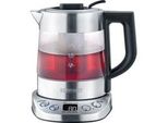 Tee-/Wasserkocher Deluxe Mini WK 3473 Edelstahl (GebüRstet)/Schwarz, 1,0 Liter
