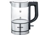 Mini Glas-Wasserkocher Wk 3472 Edelstahl/Schwarz, 0,5 Liter