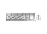 Dw 9100 Slim, Desktop-Set Weiß/Silber, De-Layout, Cherry Sx-Scherentechnologie