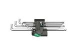 WinkelschlüSselsatz 950 PKLS/9 Sm, 9-Teilig, Schraubendreher Chrom, Mit Halteclip
