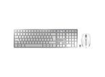 Dw 9100 Slim, Desktop-Set Weiß/Silber, Fr-Layout, Cherry Sx-Scherentechnologie