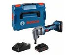 Akku-Nager Gna 18V-16 E Professional, 18Volt, Blechschere Blau/Schwarz, 2X Akku Procore18V 4,0Ah, In L-BOXX