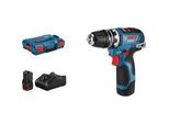 Akku-Bohrschrauber Gsr 12V-35 Fc Professional, 12Volt Blau/Schwarz, 2X Li-Ionen Akku 3,0Ah, Mit Flexiclick Bohrfutter, L-BOXX
