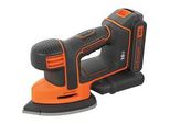 Akku-Dreieckschleifer Mouse BDCDS18, 18Volt, Deltaschleifer Orange/Schwarz, Li-Ionen Akku 1,5Ah